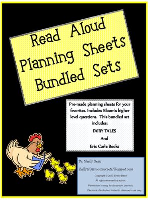 cover image of Read Aloud Plan Bundle, Fairy Tales & Eric Carle, Blooms Questions